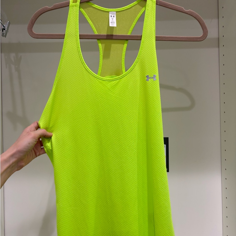 NWT Under Armour Women's Bright Lime Tank Top